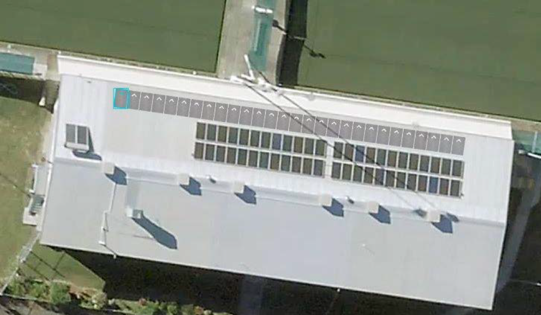 Rooftop solar installation at Diggers Bowls Club